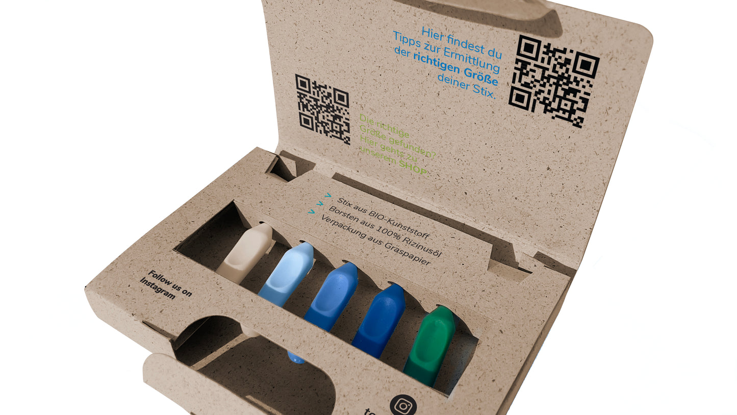 Testkit - Finde heraus welche Größen zur Dir passen
